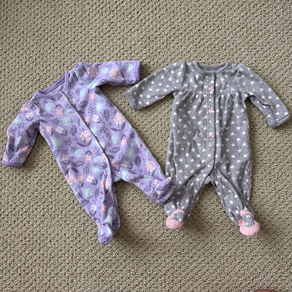 Carter's Other - Fleece One Piece Footies Bundle